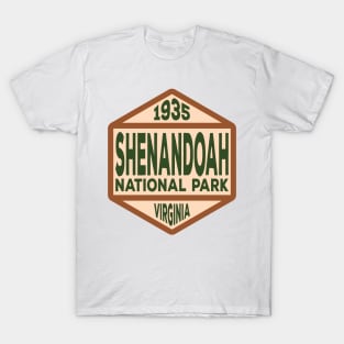 Shenandoah National Park badge T-Shirt